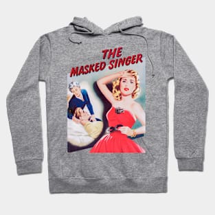 the masked singer love retro girl vintage comic book Hoodie